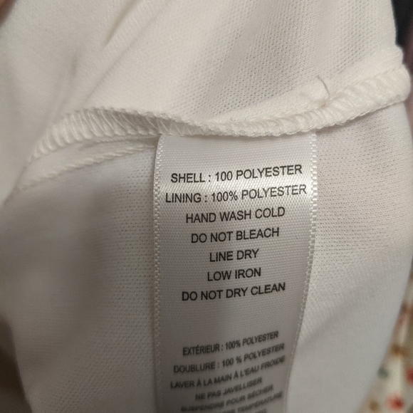 Monteau Beige Pink Floral Dress - Picture 9 of 9